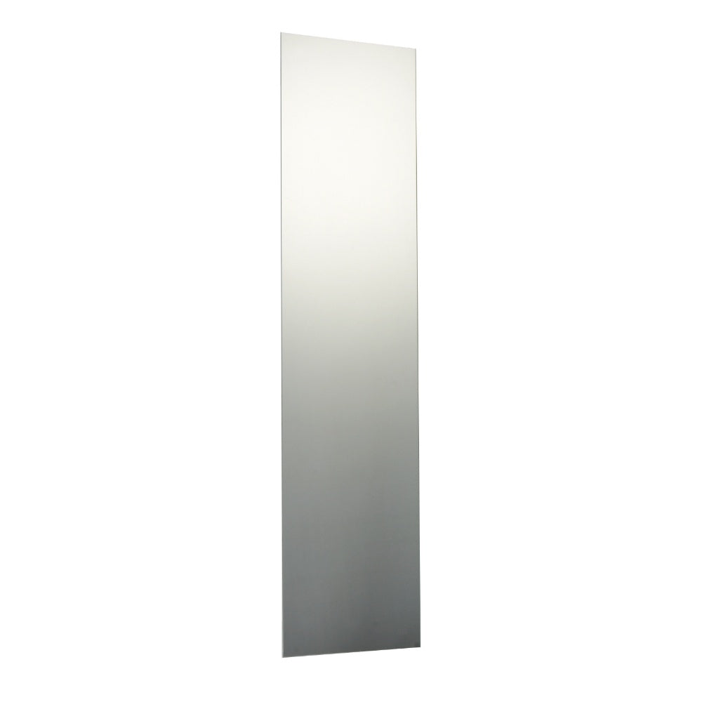 120 x 30cm Plain Rect. Mirror, Chrome Effect Metal Spring Loaded Wall